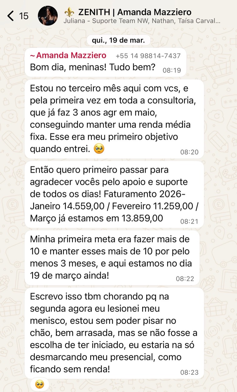 Resultado Amanda Mazziero